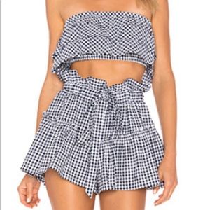 Blue Life Top/shorts set
